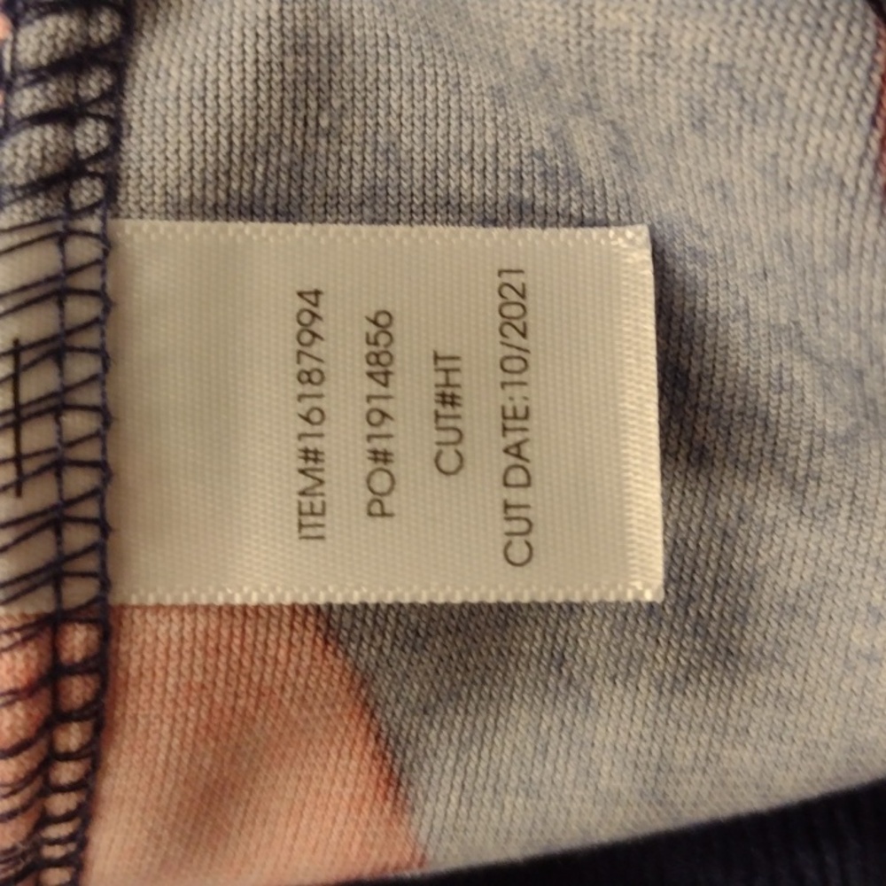 Torrid Red and Blue Hoodie Intimates Sleepwear, Size 0 (12/L) - Picture 6 of 11